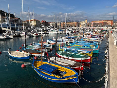 Scenes from the city of Nice, Côte d'Azur