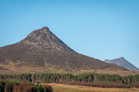 Maiden Pap and Morvern from new the walk start; Morvern and the aisled house; Felicity on top of Morvern; view north from Morvern; view east to Maiden Pap from Morvern © Felicity Martin