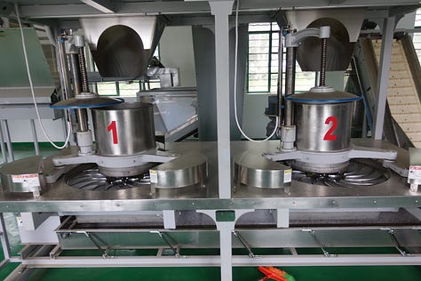 All puer processing steps are fully automated