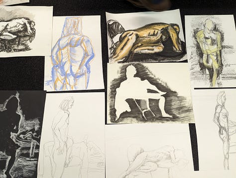 life drawings of male model in wales, aberdare, cardiff