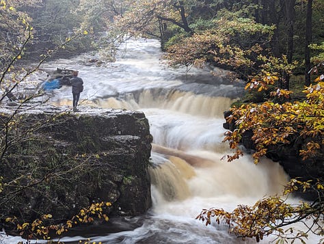 guided waterfall walk brecon beacons