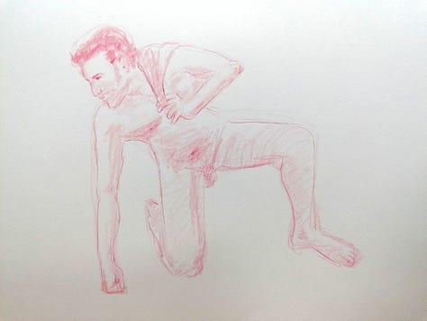 nude model life drawing