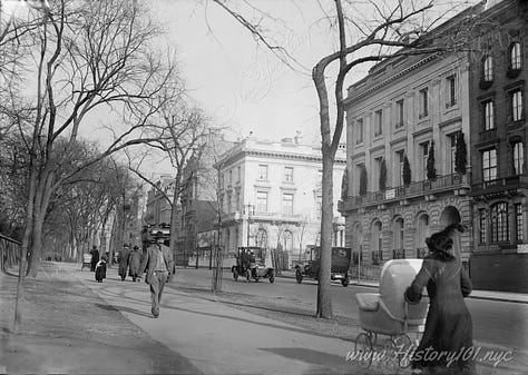 black and white photos of New York and the National Parks from 1901-1930