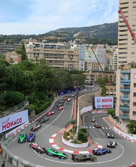 Formula E from the Hairpin corner