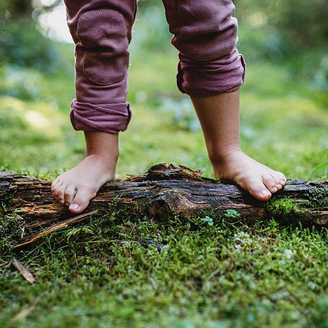 Feet, beach, woodland, prosethetic