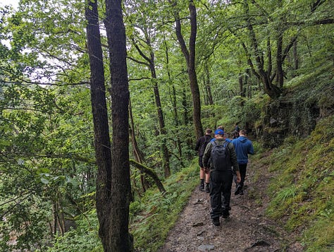 guided walk of the Brecon Beacons waterfalls