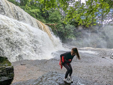 guided walk brecon beacons waterfalls