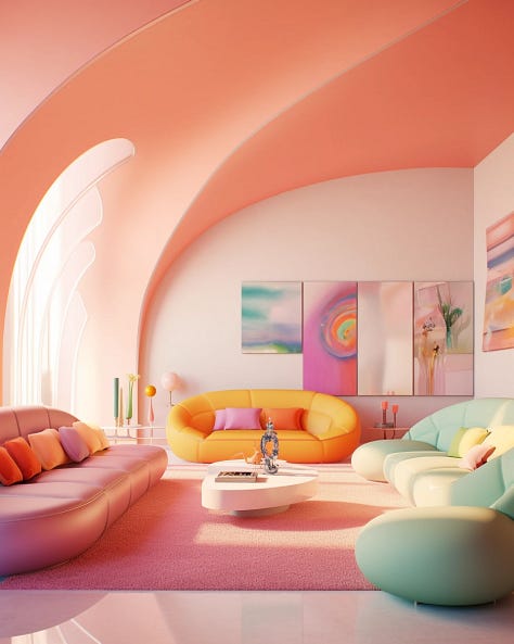 Joyful living rooms!