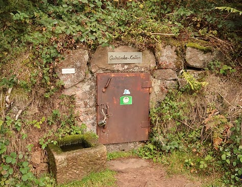 Drinks stations in the Black Forest