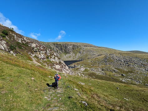 guided hike in the carneddau