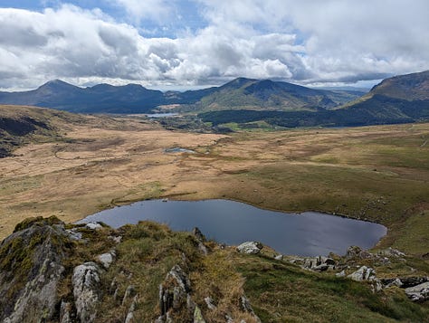 walking up Snowdon and Snowdon summit. 