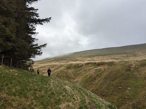 walking pen y fan and aberfan and castell coch