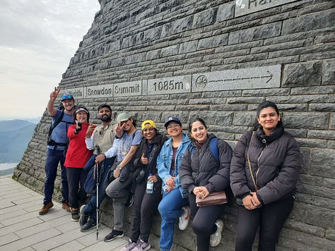 guided walk of Snowdon with Wales Outdoors