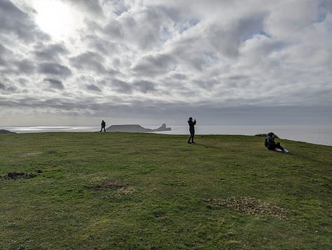 touring the gower peninsula, multiple views