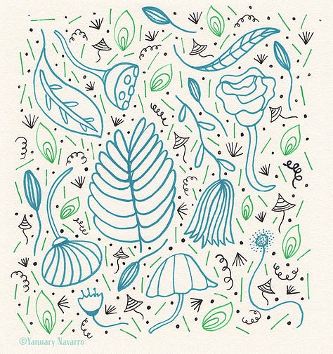 Meditation Textile Drawings by Yanuary Navarro