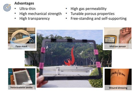 Multifunctional Porous Polymer Nanofilms