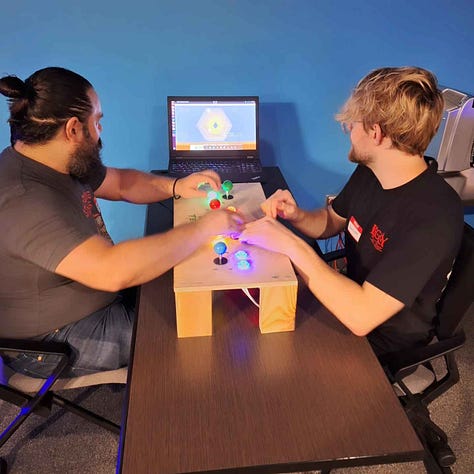 Pictures of playtest night at Triangle Interactive September 2024