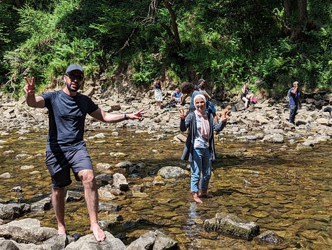 guided waterfall walk with Wales Outdoors in the Brecon Beacons