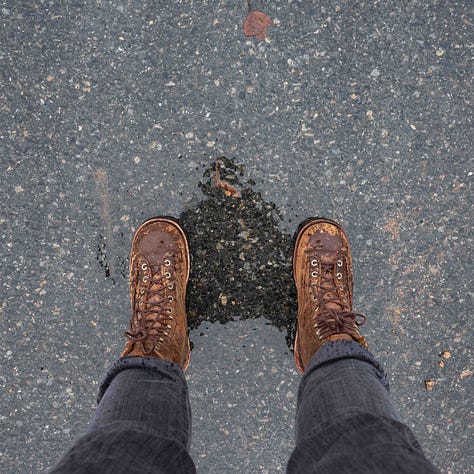 tire tracks,reflection, earth