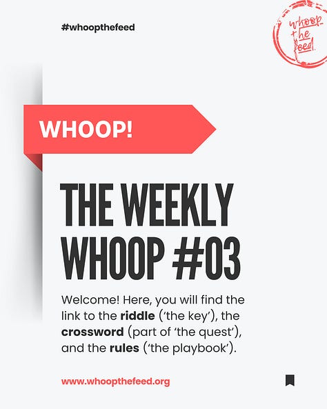 Image Gallery containing whoop!'s third weekly contest's details