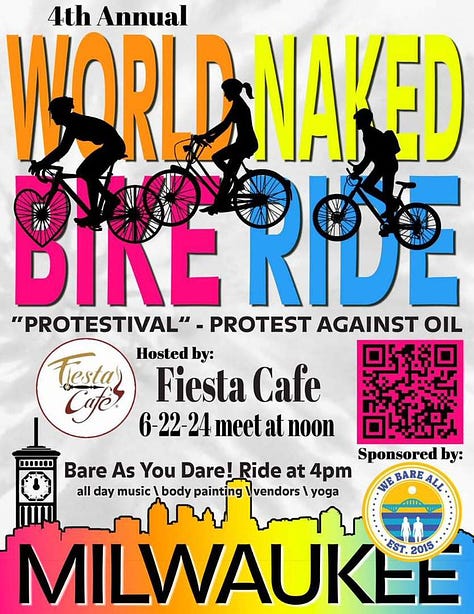 A 3x3 grid of WNBR posters: Bellingham, Milwaukee, Toronto, San Francisco, Vermont, London, Manchester, Cape Town, and Byron Bay.