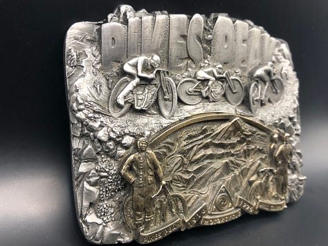 Pikes Peak Limited Edition Motorcycle Belt Buckle