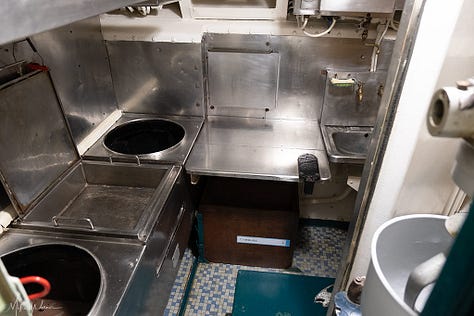 Inside the Flore submarine
