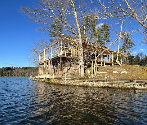 Images of the Cliff House over the years at Prospect Lake in Egremont, Massachusetts.