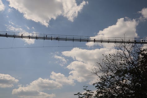 Suspended bridge at Todtnau Waterfalls, Germany