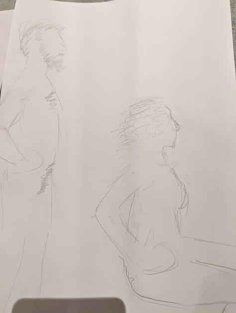 stag party life drawing