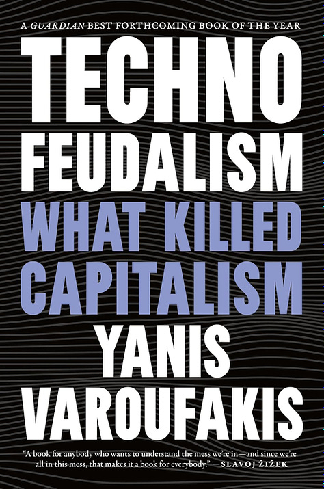Book covers of Kenneyism by Jeremy Appel, Rogers v. Rogers by Alexandra Posadzki, and Technofeudalism by Yanis Varoufakis