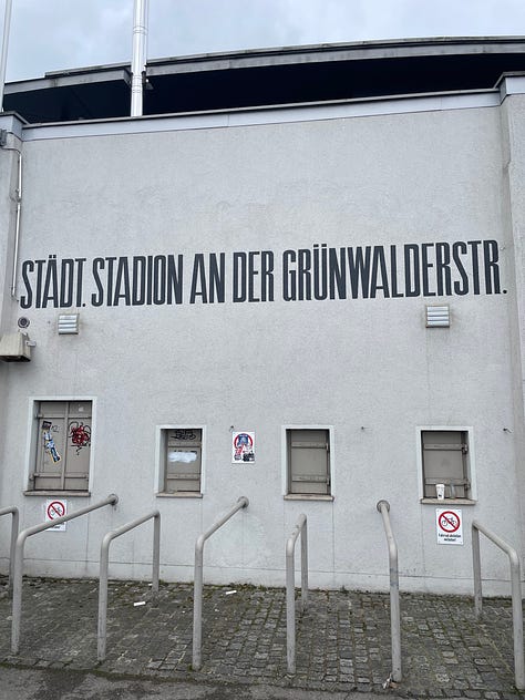 Images of 1860 Munich still dominate the scene in Giesing