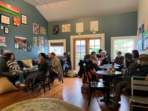 Coffee shop audience