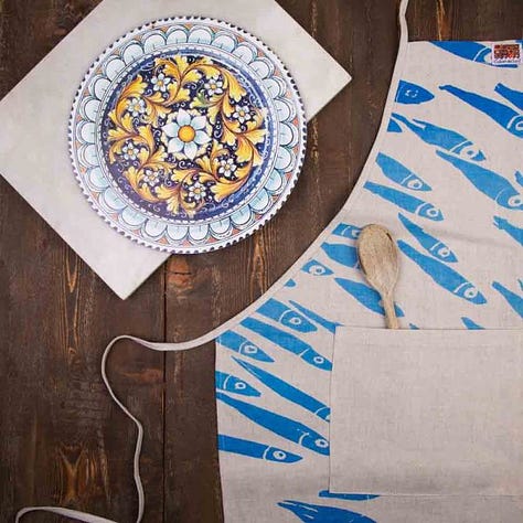 Colori del Sole: Kitchen linens from Sicily