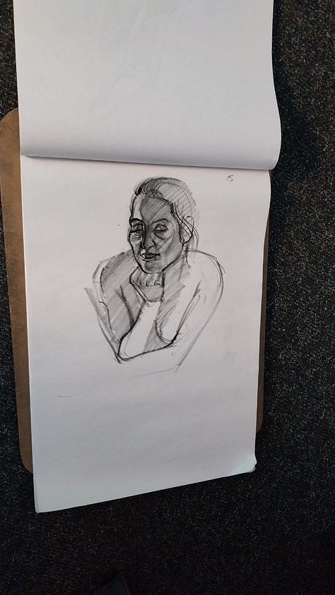 female nude life drawing in cardiff