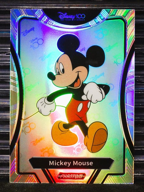  2023 Phantom Disney 100 Wondrous Character Trading Cards