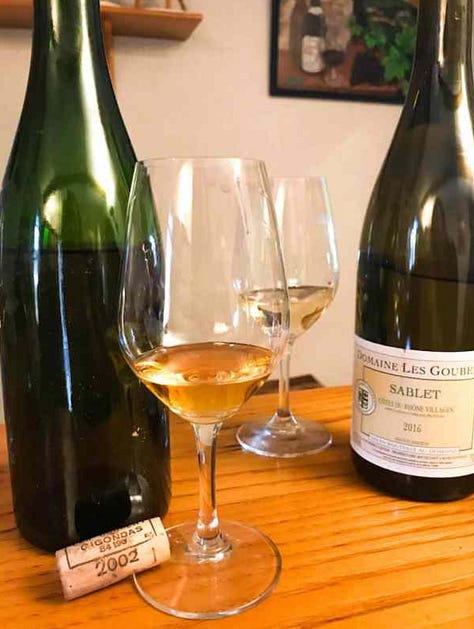 wine tasting at Roger Sabon in Châteauneuf-du-Pape