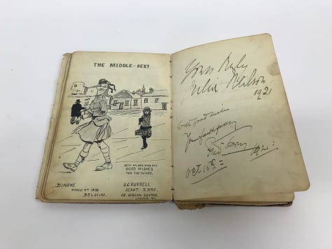 Wartime book sold at auction on Tyneside