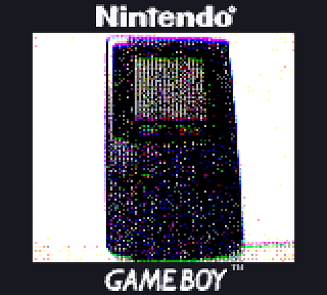 A selection of Pokémon video games, hardware, toys, and electronic devices, taken with the Game Boy Camera through colour lenses (Photo credit: Johto Times)