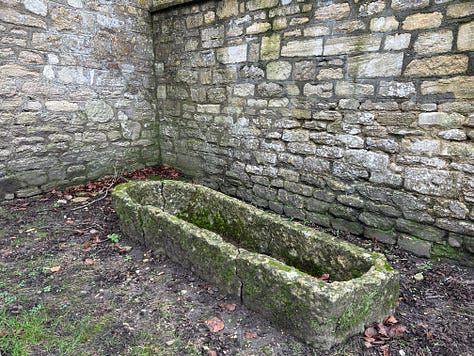 The Saxon Church of St Laurence. Exteroir and interior shots, including a stone alter and font. Outside is a Roman coffin. Images: Roland's Travels