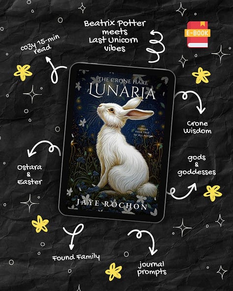 Lunaria the Crone Hare: Available Now Where eBooks Are Sold!