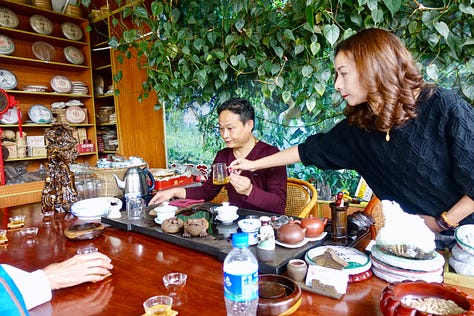 Kangle Wholesale Tea Market in Kunming