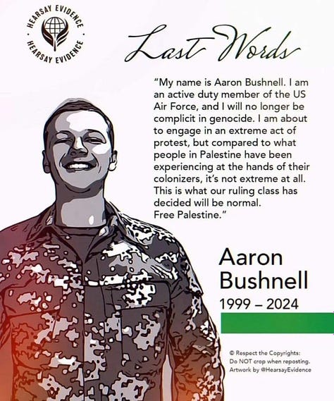 Long live Aaron Bushnell