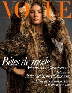 De gauche a droite Vogue paris 2002, Brasil 2013, Brasil 2015 Deuxieme ligne Vogue paris 2017 Vogus US 2018 et Vogue UK 2022