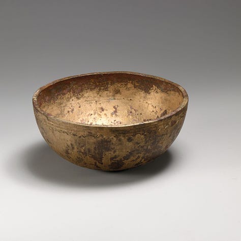 Greek Bronze bowl, Minoan patterned 2 handled Bowl and Roman terracotta shallow bowl with raised fish motif