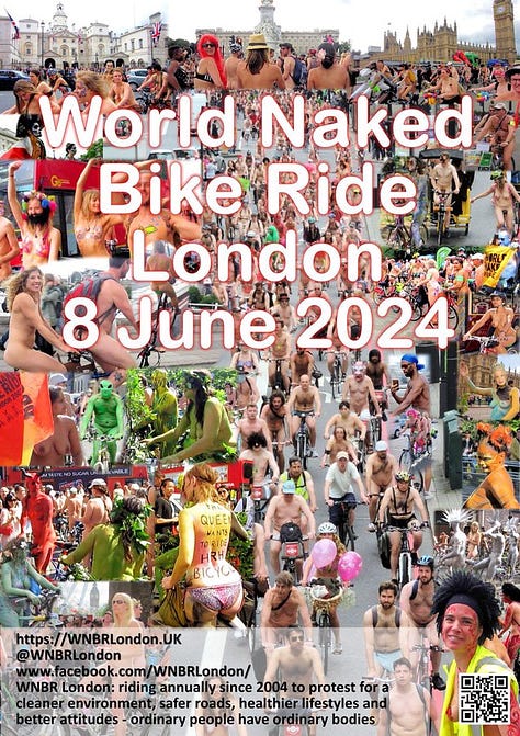 A 3x3 grid of WNBR posters: Bellingham, Milwaukee, Toronto, San Francisco, Vermont, London, Manchester, Cape Town, and Byron Bay.