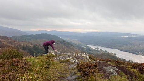 Morning on the summit of Ben A'an!