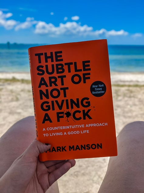 A photo gallery of the author in her late twenties—kayaking, hiking, smiling with friends, and living in quiet contrast to societal expectations.