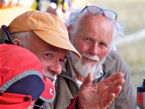 pics of people sitting around talking