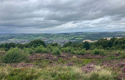 Views from Surprise View car park, near Otley
